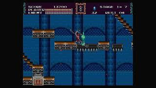 Castlevania Bloodlines GenesisMega Drive Gameplay -No Commentary- Hyperkin Retron 5 Upscale