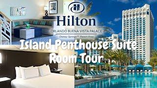 Hilton Orlando Lake Buena Vista Palace Island Penthouse Two Level Suite  Room Tour