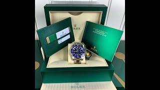 Rolex Submariner Two Tone Bluesy 116613LB Unboxing