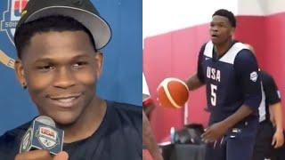 Anthony Edwards says hes the 1st option on Team USA and they have to fit around him