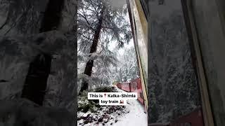 Kalka To Shimla Toy Train In Winters