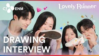The Cutest Drawing Interview EVER with Lovely Runners‍️  Drawing Interview  CJ ENM