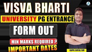 Visva bharati university pg entrance exam 2024  Visva bharati pg admission  VBU CUET PG 2024