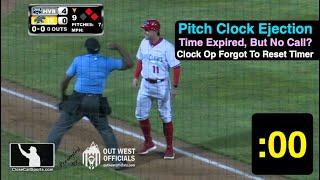 Pitch Clock Ejection Caused By Faulty Clock That Didnt Reset After A Prior Pitch Disengagement