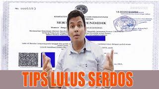 TIPS LANGSUNG LULUS SERDOS