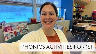 Some of my Favorite Phonics Activities for 1st Grade Teaching Glued Sounds ngnk
