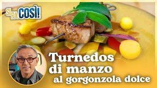 Tournedos di manzo con gorgonzola dolce  Chef BRUNO BARBIERI