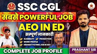 MOST POWERFULL JOB IN SSC CGL  Work Profile SalaryPromotion Complete  Job Profile by Prashant Sir