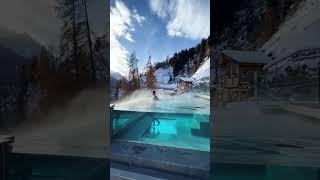 Would you stay here  It’s at Chalet Al Foss at Dolomites #fy #hotel