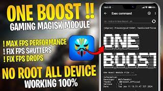 Magisk Module No Root  Max FPS & Fix FPS Shutters  Gaming Magisk Module  No Root