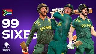 Record Breakers All 99 South Africa sixes at the Cricket World Cup 2023