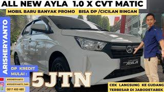 AYLA MATIC TERMURAH  Daihatsu All New Ayla 1.0 X CVT Putih 2023  @arisheryanto Daihatsu Cibinong