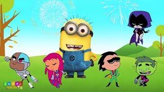 Wrong Shoes Jerry Minions Sofia the first Vanellope Geo Team Umizoomi Finger Family Song