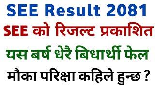 SEE Result 2081 प्रकाशित  SEE Result 2081 Has Been Published  Check Your SEE Result 2080 Now