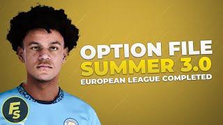 Option File Summer Transfer v3 - Football Life 2024 v2.00