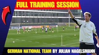 Julian Nagelsmann Training Session with German National Team 2024