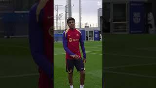 Freekick challenge ft. Lamine Yamal & Fermín  All net  #fcbarcelona #shorts