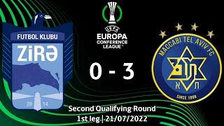 PFC Zire vs M. Tel-Aviv  0-3  UEFA Europa Conference League 2223 Second qualifying round 1st leg