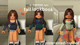  casual fall outfits  fall 2023 look book  outfit codes included  bloxburg roleplay 