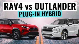 2024 Toyota RAV4 Prime VS Mitsubishi Outlander PHEV  Which Plug In Hybrid SUV Is Best?