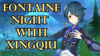 Spending the Night with Xingqiu in Fontaine Genshin ASMR Roleplay Listener x Xingqiu Romantic