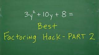 Best FACTORING Hack EVER - Part 2