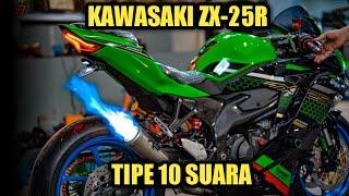 10 TYPE SUARA KNALPOT  KAWASAKI ZX-25R  SUARA MOTOGP -  Part. Kejar Tayang   Jeri Carlone