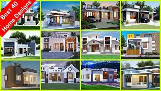 BEST 40 SINGLE FLOOR HOME FRONT ELEVATION DESIGNS II 3D HOME DESIGN II #3DHOMEPLAN #3DELEVATION #EP2