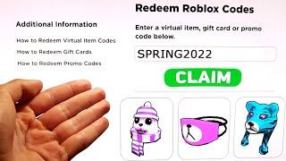 +5 *NEW* Roblox Promo codes 2022 All Free ROBUX Items in April + EVENT  All Free Items on Roblox