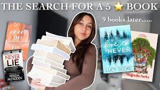 this video ends when i find a 5 star book ⭐️  spoiler free reading vlog