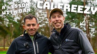 Calfreezy impresses Dan with his short game  A lesson with Dan  Episode 7