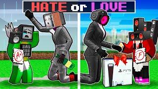 HATE or LOVE poor TV WOMAN vs rich SPEAKER WOMAN JJ and MIKEY FAMILY STORY in Minecraft - Maizen