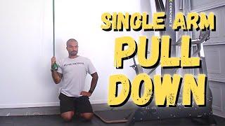 Movement Demo  Single Arm Banded Lat Pull Down