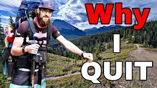 Why I QUIT Ultra Heavy Backpacking