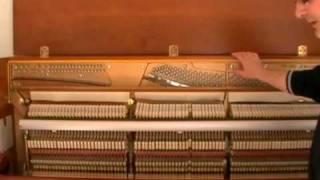 Inside an Upright Piano