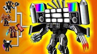 Full Transformers TV Robot Rocket Robot Coca Pochita  Cartoons about tanks  Arena Tank Cartoons