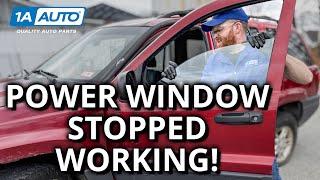 Power Windows Not Working? Check for Broken Wires