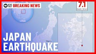 Tsunami Warnings After 7.1 Magnitude Earthquake Hits Japan  10 News F