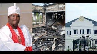 BREAKING FIRE GUTS OONI OF IFE PALACEMANY  PROPERTIES BURNT.