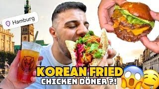 Die besten Foodspots in HAMBURG  Korean Fried Chicken Döner  Burger  Halal  Vlog  Food  4K