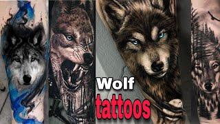 Wolf tattoos for men trending tattoos #tattooartist #besttattoos #wolftattoo #wolf