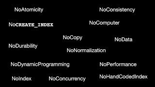 Database Systems Christmas Lecture