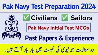 Pakistan navy Initial Test Preparation 2024  Pak navy Civilians and Sailors test Preparation 2024