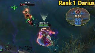 Rank 1 Darius HE IS GOING CRAZY *INSANE PENTAKILL*