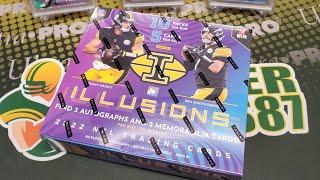 2022 Illusions Football Hobby Box Opening 5 Hits Per Box