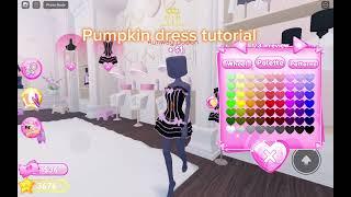 PUMPKIN dress tutorial DTI