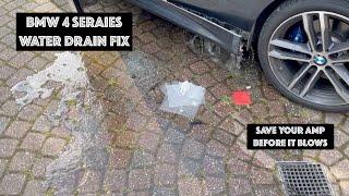 BMW 4 Series F33 - Water Sloshing Sound Potential Fix - Save your Amp Before it Blows Like Mine