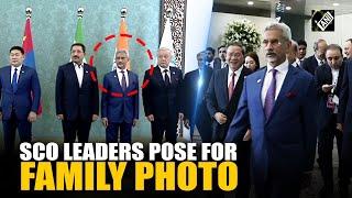 SCO leaders pose for family photo in Islamabad ahead of SCO Council of Heads of Government meeting