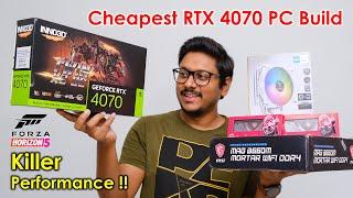 Building the Cheapest RTX 4070 PC Build in 2023  Challenge Accepted 