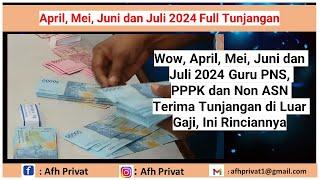 Wow April Mei Juni dan Juli 2024 Guru PNS PPPK dan Non ASN Terima Tunjangan di Luar Gaji Ini